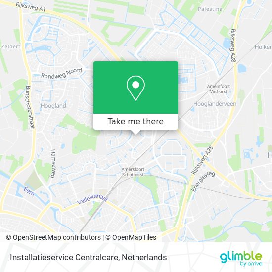 Installatieservice Centralcare map