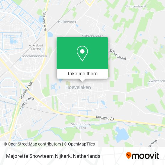 Majorette Showteam Nijkerk map