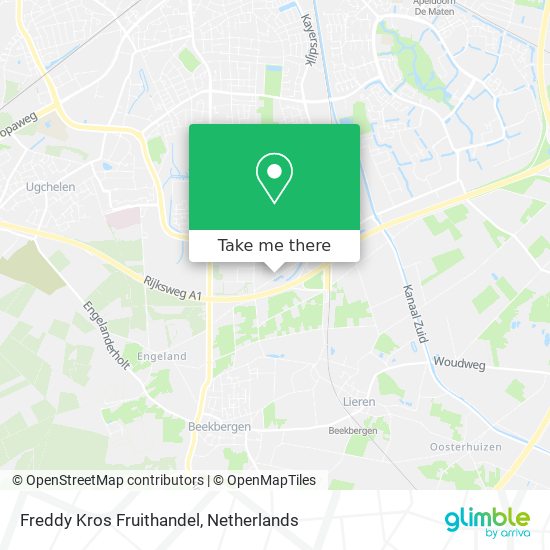 Freddy Kros Fruithandel map