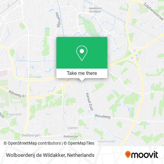 Wolboerderij de Wildakker map
