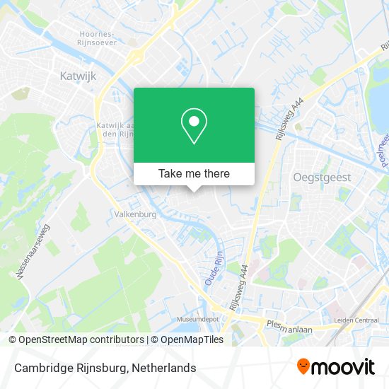 Cambridge Rijnsburg map