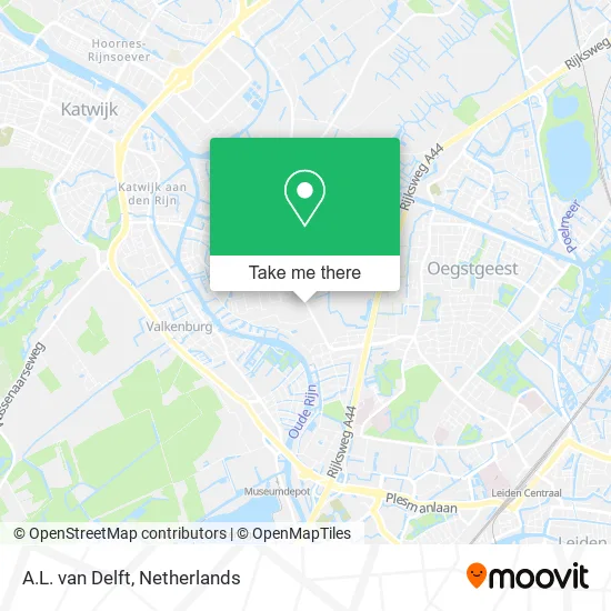 A.L. van Delft Karte