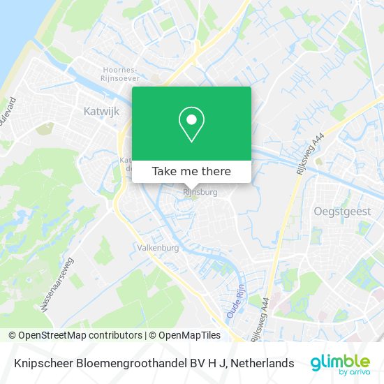 Knipscheer Bloemengroothandel BV H J map