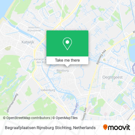 Begraafplaatsen Rijnsburg Stichting Karte