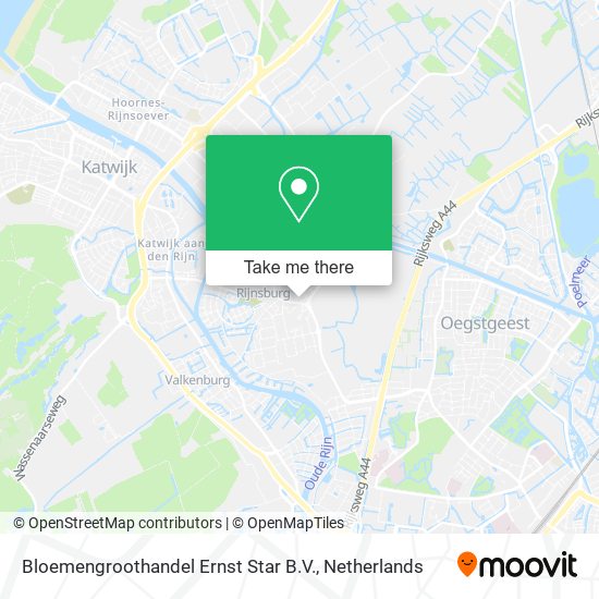 Bloemengroothandel Ernst Star B.V. map