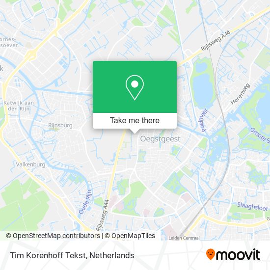 Tim Korenhoff Tekst map