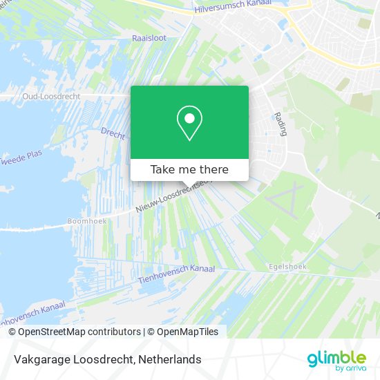 Vakgarage Loosdrecht map