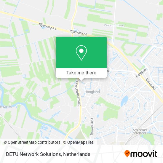 DETU Network Solutions map