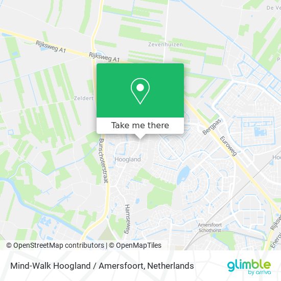 Mind-Walk Hoogland / Amersfoort Karte