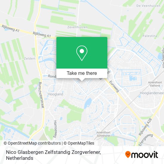 Nico Glasbergen Zelfstandig Zorgverlener map