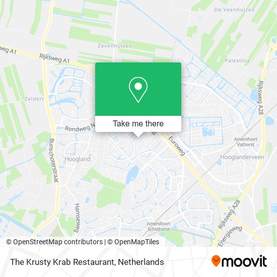 The Krusty Krab Restaurant map