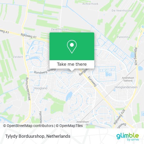 Tylydy Borduurshop map