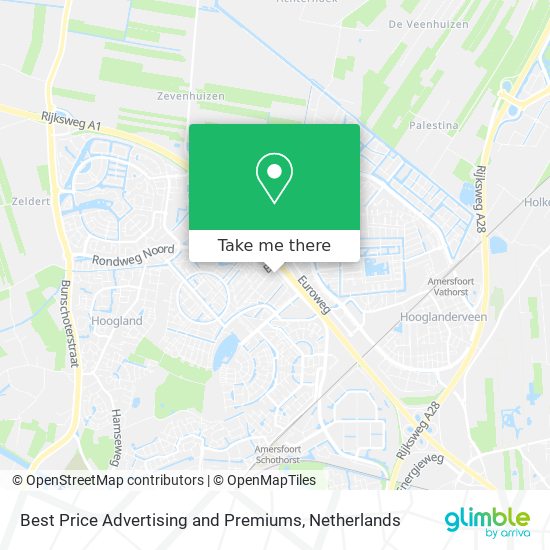 Best Price Advertising and Premiums map