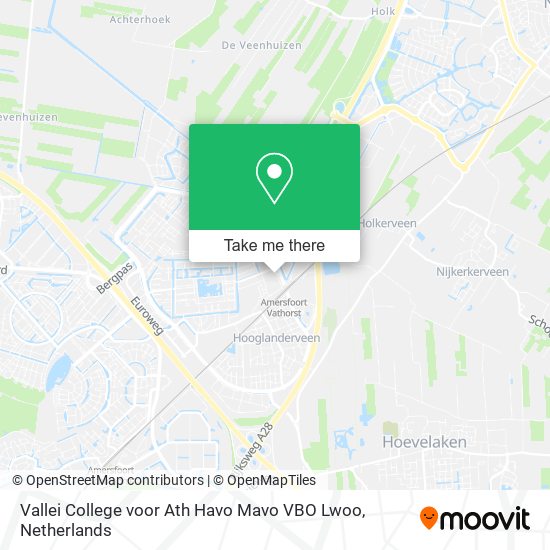 Vallei College voor Ath Havo Mavo VBO Lwoo map