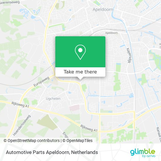 Automotive Parts Apeldoorn map