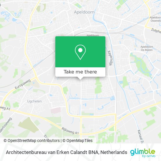 Architectenbureau van Erken Calandt BNA map