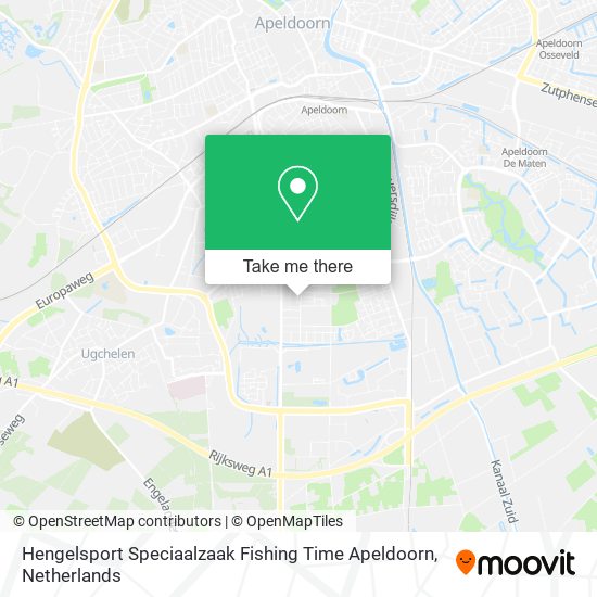 Hengelsport Speciaalzaak Fishing Time Apeldoorn map