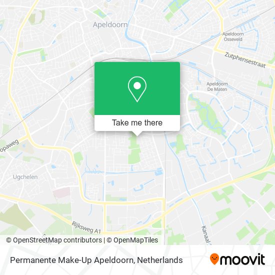 Permanente Make-Up Apeldoorn map