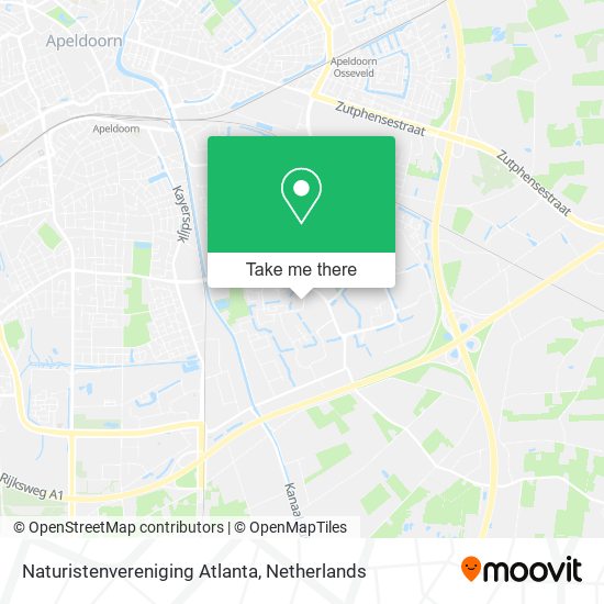 Naturistenvereniging Atlanta map