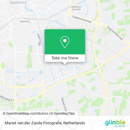 Mariet van der Zande Fotografie map