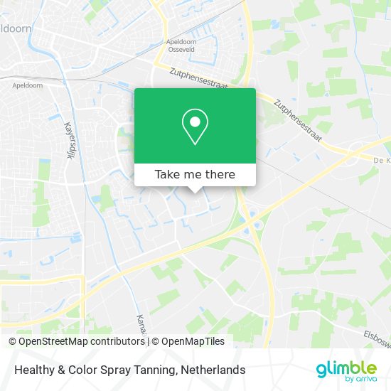 Healthy & Color Spray Tanning map