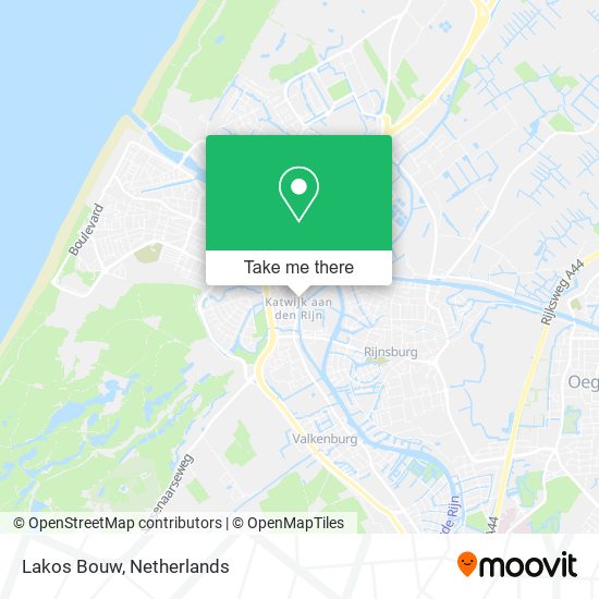 Lakos Bouw map