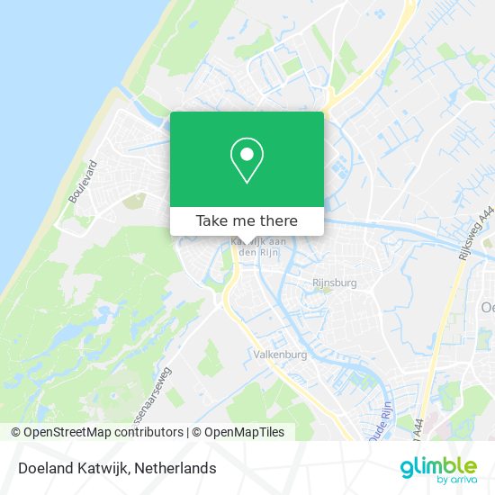 Doeland Katwijk map