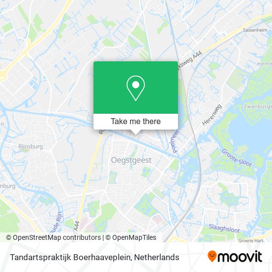 Tandartspraktijk Boerhaaveplein map