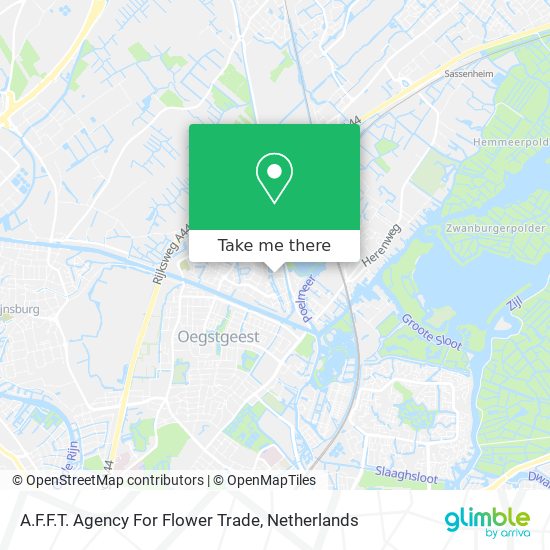 A.F.F.T. Agency For Flower Trade map