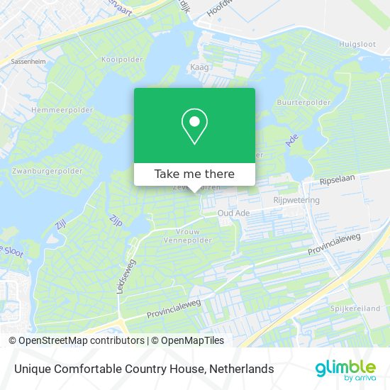 Unique Comfortable Country House Karte