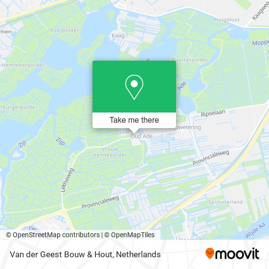 Van der Geest Bouw & Hout map