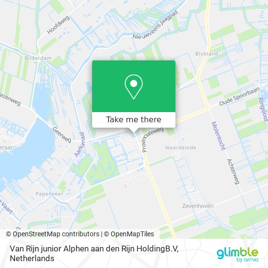 Van Rijn junior Alphen aan den Rijn HoldingB.V map
