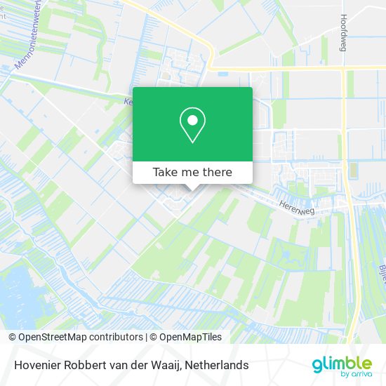 Hovenier Robbert van der Waaij map