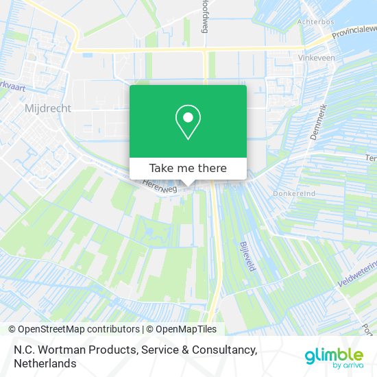 N.C. Wortman Products, Service & Consultancy map