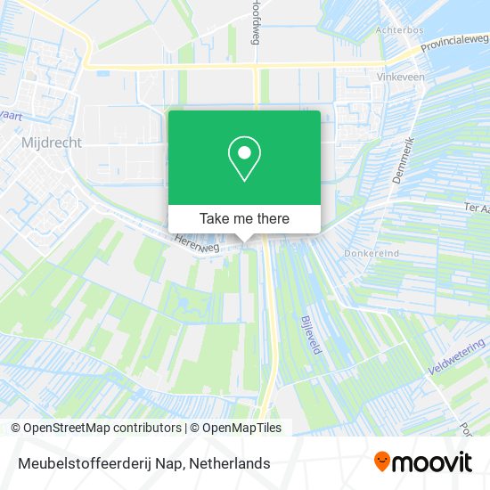 Meubelstoffeerderij Nap map