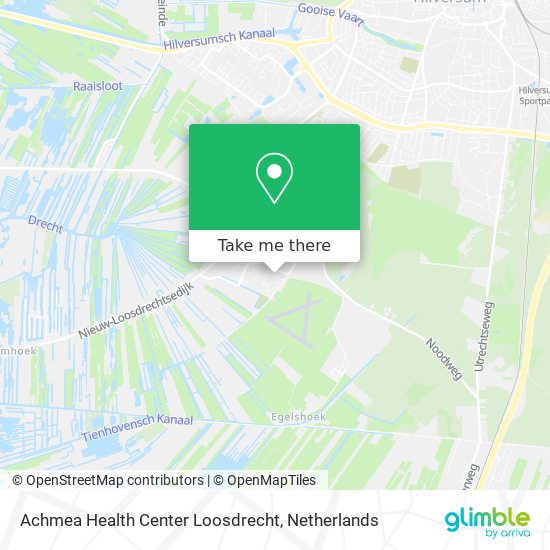 Achmea Health Center Loosdrecht map