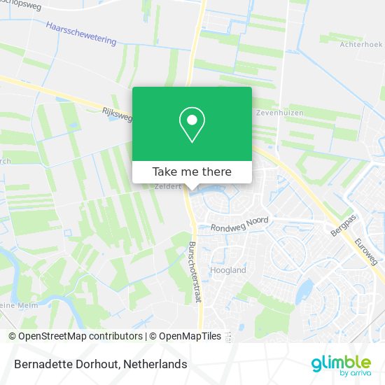 Bernadette Dorhout map