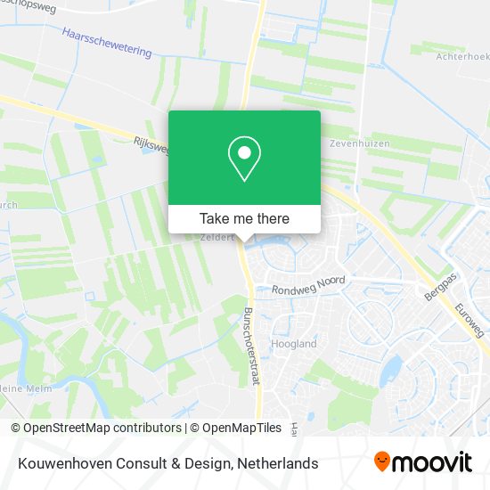 Kouwenhoven Consult & Design map