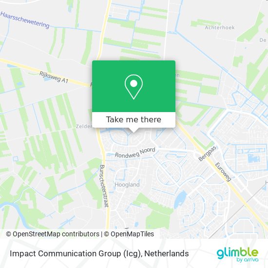 Impact Communication Group (Icg) map