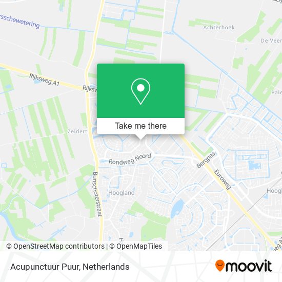 Acupunctuur Puur map