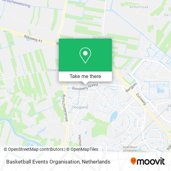 Basketball Events Organisation map