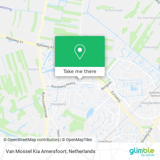 Van Mossel Kia Amersfoort Karte