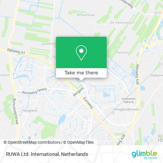 RUWA Ltd. International map