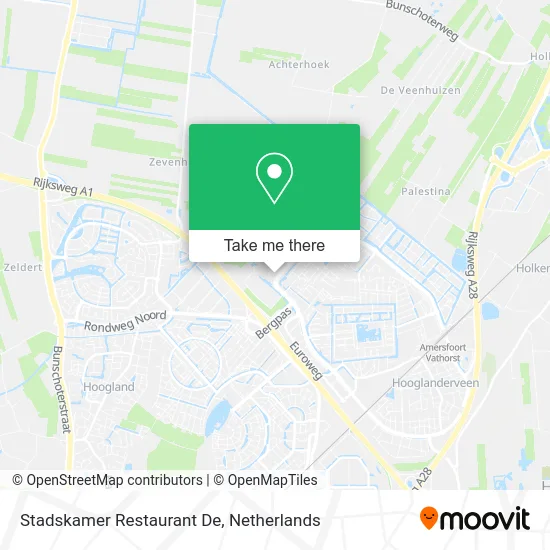 Stadskamer Restaurant De map