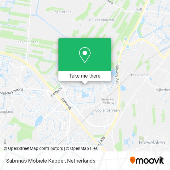 Sabrina's Mobiele Kapper map
