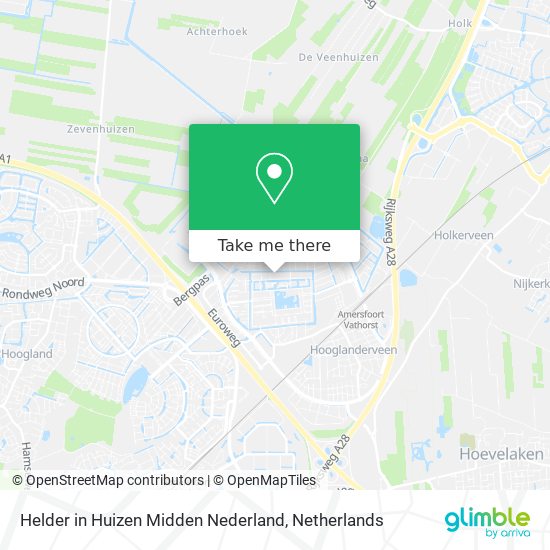 Helder in Huizen Midden Nederland Karte