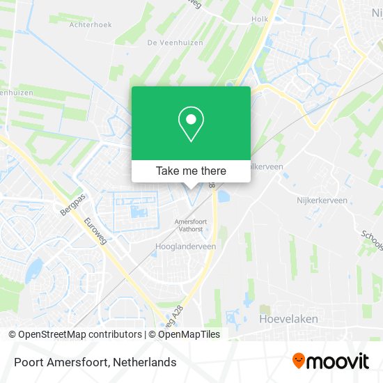 Poort Amersfoort map