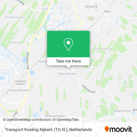 Transport Koeling Nijkerk (T.K.N.) map
