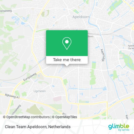 Clean Team Apeldoorn map