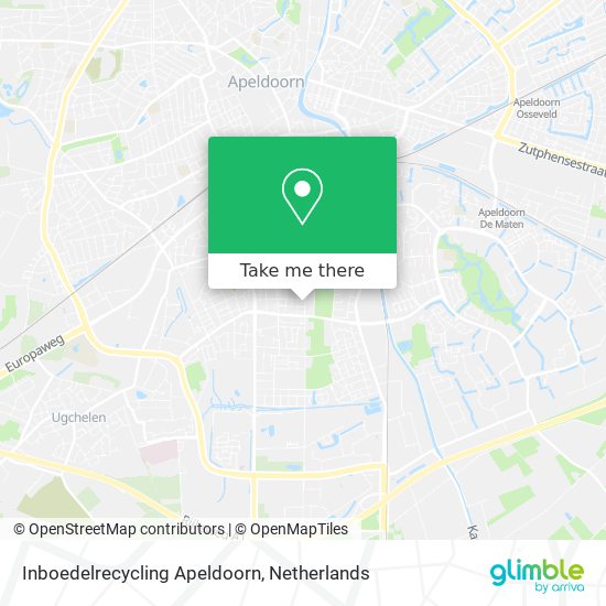 Inboedelrecycling Apeldoorn map